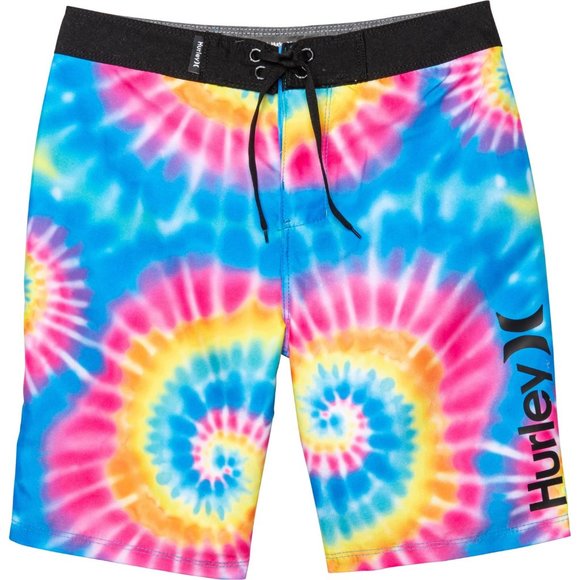Hurley Other - HURLEY Tie-Dye Printed Board Shorts for Big Boys Youth Size 16 New With Tags